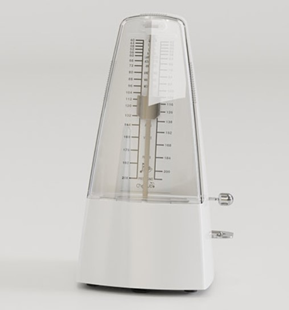 Cherub WSM-305-WH Метроном механический, белый. Размеры: 103 х 118 х 208 мм. Вес: 405 г. Цвет: белый.