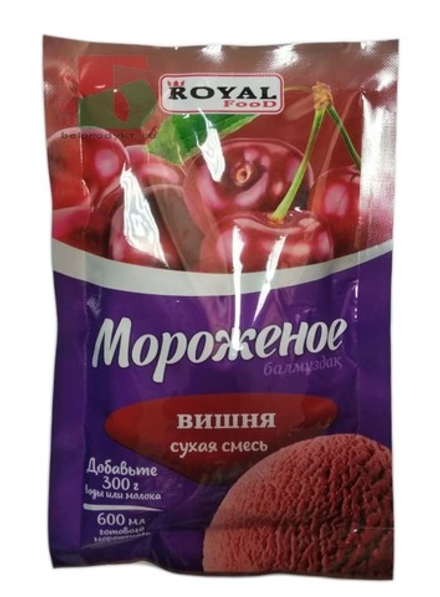 Мороженое Вишня сухая смесь 100г. Royal Food