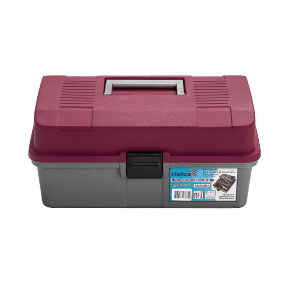 Ящик для инструментов Helios двухполочный красный