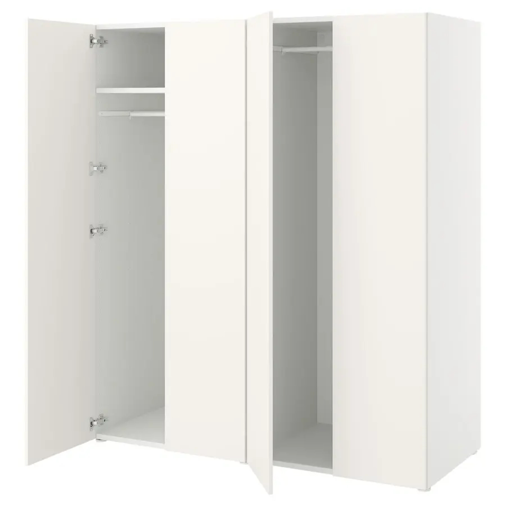 Платяной шкаф - IKEA PLATSA/FONNES  / ПЛАТСА/ФОННЕС ИКЕА, 160x57x181 см, белый