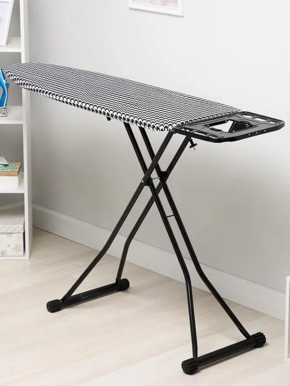 Доска гладильная «Гусиная лапка», 123,5×46 см, регулируемая высота до 90 см