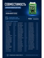 Герконовый датчик для холодильника -  0064001332 Haier