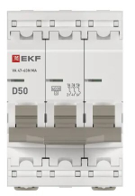 Автоматический выключатель  EKF M63MA6350D