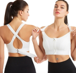 Бюстгальтер спортивный , для занятий спортом , с утяжкой , спорт одежда. Цвет серый. Размер XL