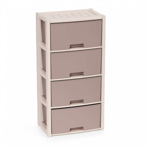 КОМОД КОЛОРИТ 4-Х СЕКЦИОН. БЕЖЕВЫЙ АРТ.М7834