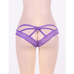 Стринги с доступом Purple Bow, 2XL