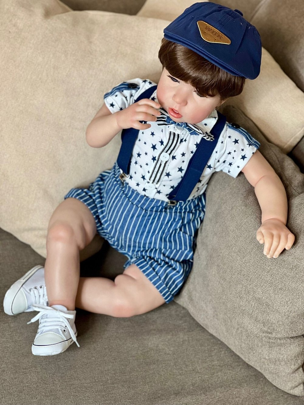 Кукла Реборн мягконабивная 70см в пакете (FA-349)