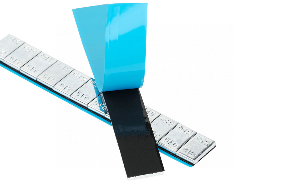 NORDBERG (W5FS4) Грузики самоклеящиеся (12х5 г, L=14 см) Fe квадратные, 50 лент