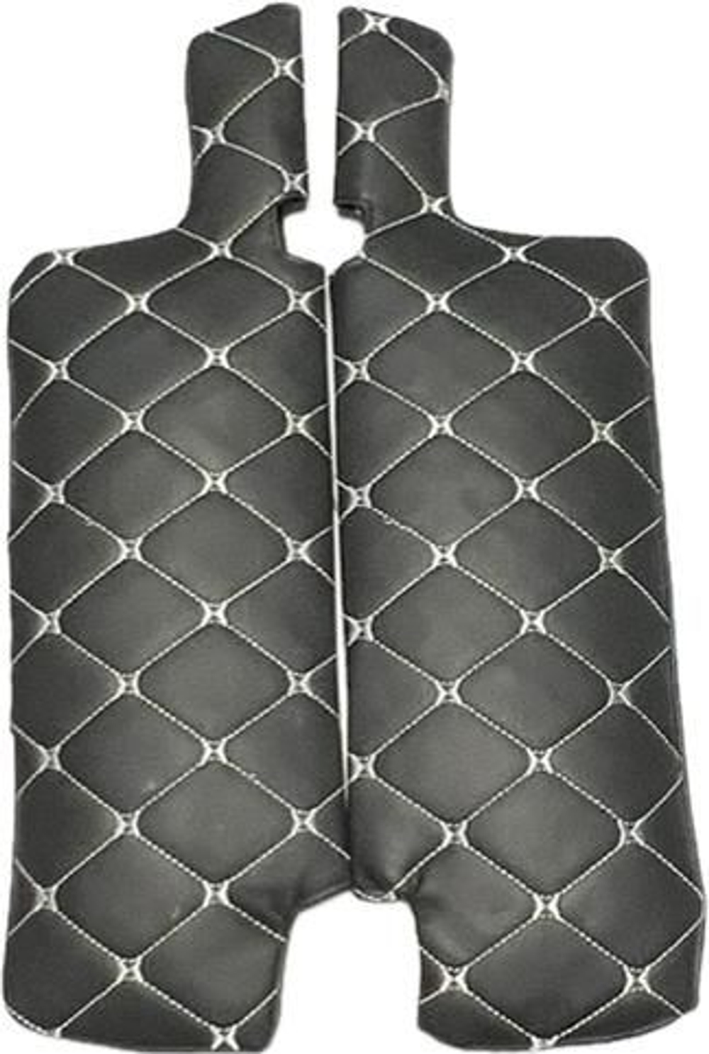 Чехлы на козырьки ВАЗ 2108, 2109, 21099, 2113, 2114, 2115 (белая нить Бабочка)