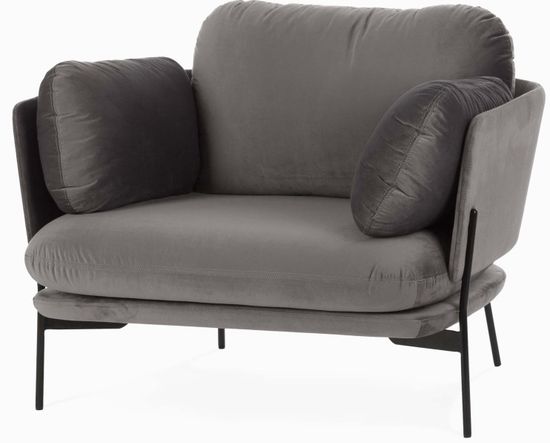 Кресло Sussex цвет темно-серый