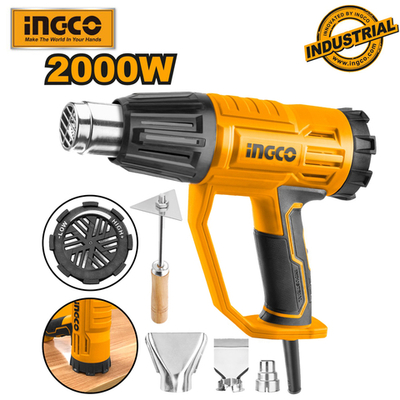 Фен строительный 2000 Вт SUPER INGCO HG200047 INDUSTRIAL