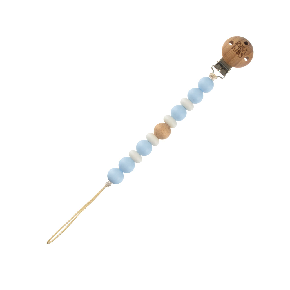 Держатель для пустышки BUBA KIDS, Zefir, Небесно-голубой