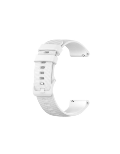 Ремешок 22 мм для Garmin Vivoactive 4, Venu 2 силиконовый быстросъемный Белый
