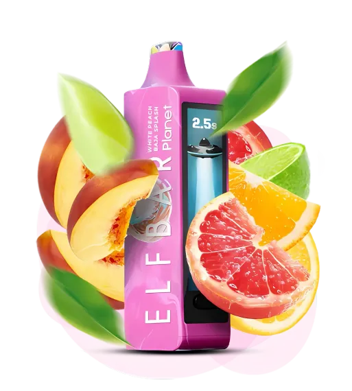 Elf Bar Planet 25000 - White Peach Baja Splash (5% nic)