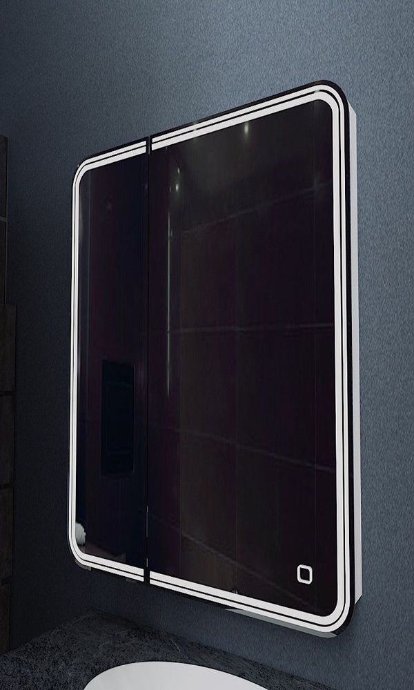 Зеркало-шкаф с подсветкой ART&amp;MAX, правый ART&amp;MAX VERONA  AM-Ver-700-800-2D-R-DS-F