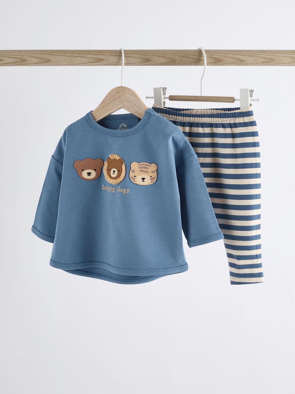 Толстовка и легинсы в комплекте для малышей Next Q96-913, Темно-синий