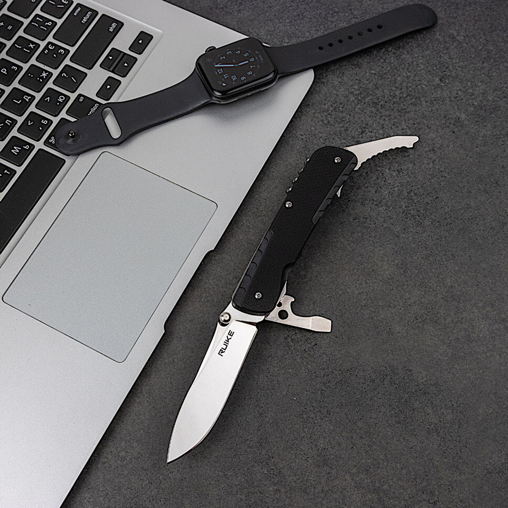 Нож multi-functional Ruike LD21-B (12 инстр.) 12C27 черный