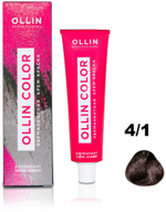 OLLIN COLOR 4/1 шатен пепельный 100 мл Перманентная крем-краска для волос