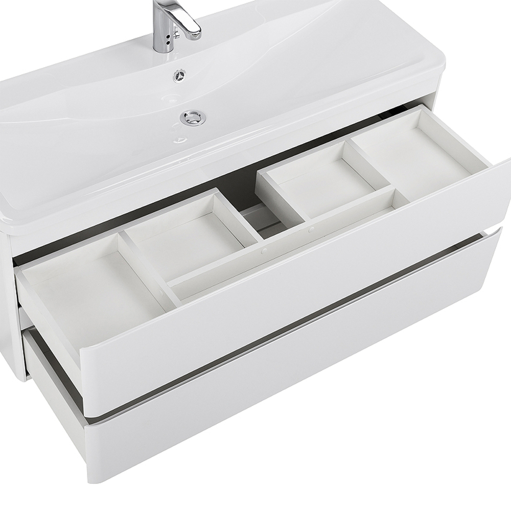 Тумба под раковину BelBagno 120 ALBANO-1200-2C-SO-BL подвесная Bianco Lucido