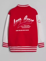 Красный бомбер для школы и сада