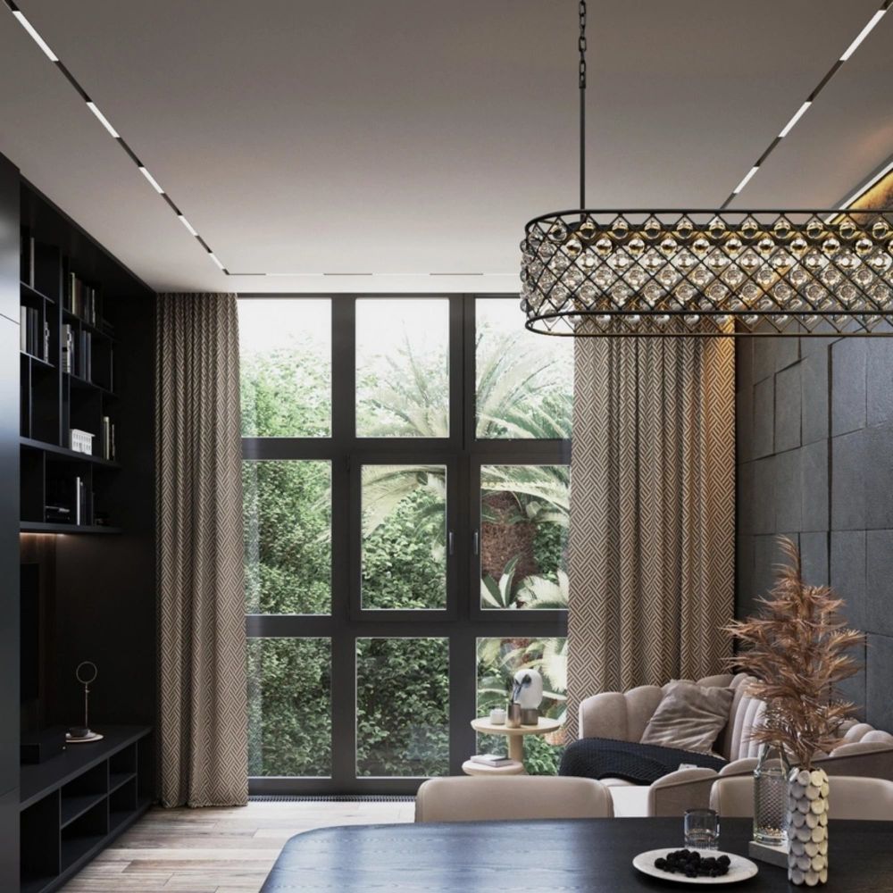 ULB-M70-12W-4000K-35 BLACK Светильник-прожектор линейный светодиодный трековый. Для магнитных шинопроводов. 900 Лм. Белый свет 4000К. Черный. ТМ Uniel