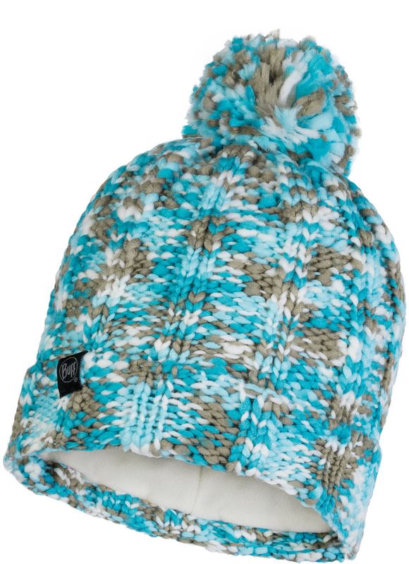 Шапка вязаная с флисом Buff Hat Knitted Polar Livy Aqua Фото 1