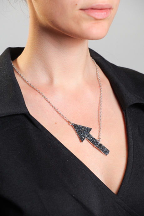 "Backspase" подвеска в серебряном покрытии из коллекции "At sign" от Jenavi