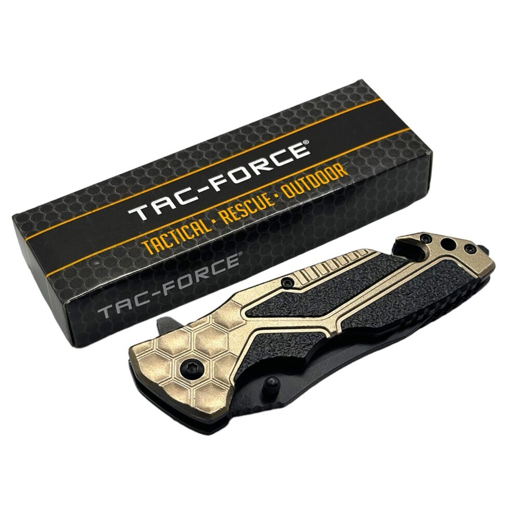 Складной нож Tac-Force 987EMT со стропорезом и стеклобоем