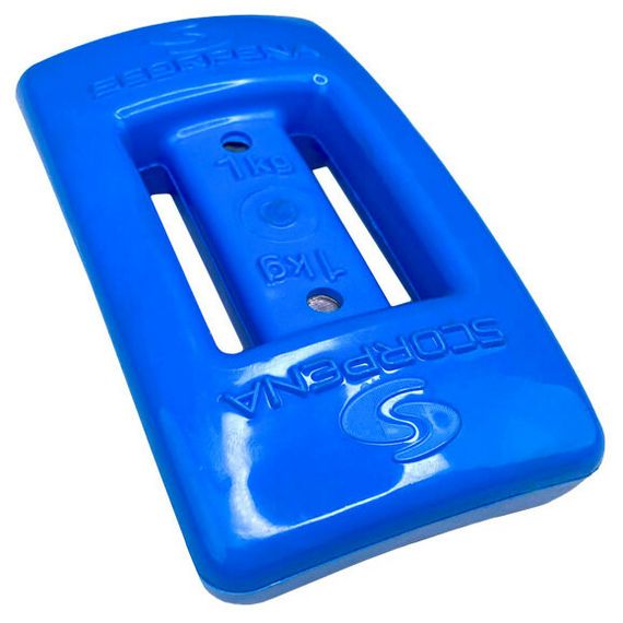 Груз обтекаемый полумягкий Scorpena 1 кг Apnea синий