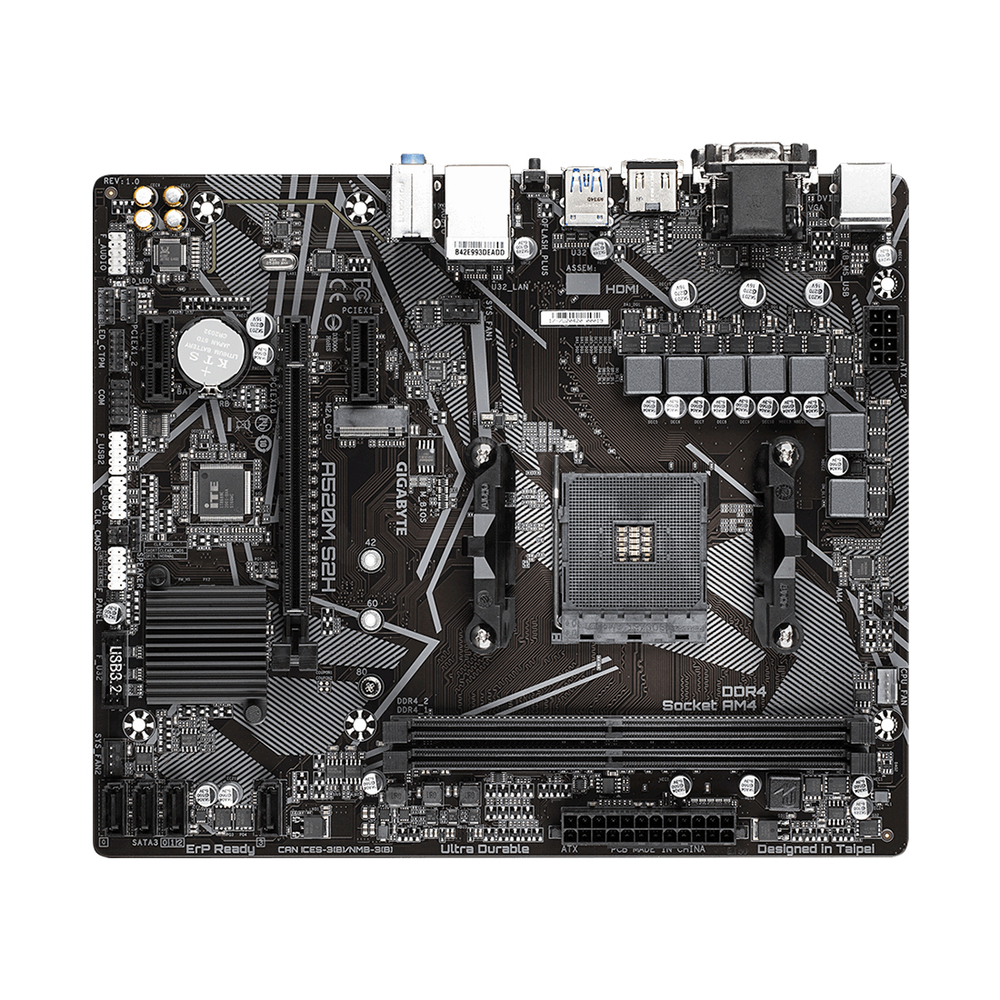 Материнская плата Gigabyte A520M S2H