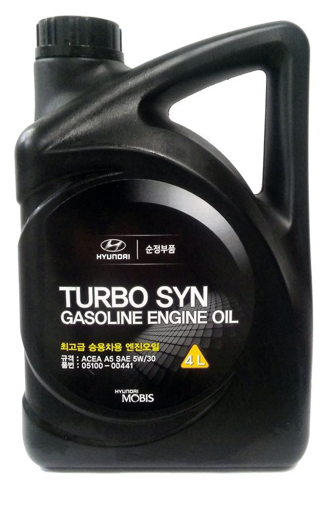 HYUNDAI 0510000441 Turbo SYN Gasoline Engine Oil SAE 5 W30 (4л*4шт) моторное масло