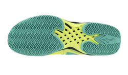 Мужские кроссовки теннисные Mizuno Wave Exceed Tour 6 CC - зеленый, желтый