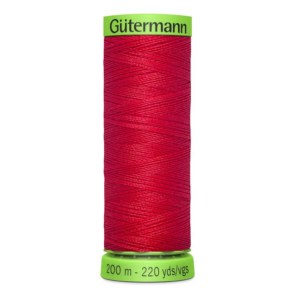 Нитки для тонких тканей Gutermann Extra Fine 150 (200 метров), 5 кат. | 156 красный