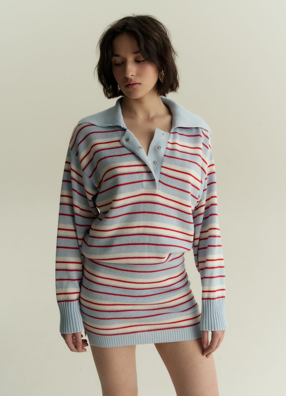 Юбка мини в полоску 1’1’26