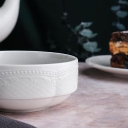 Салатник соусник 200 мл d 10,5 см h4,5 см круглый фарфор Aristocrat Stackable Noble [6]