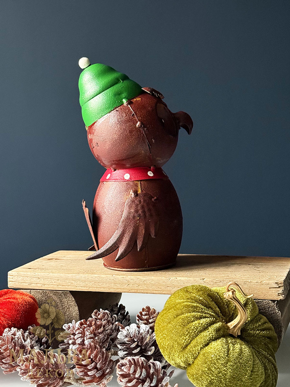 Декор "Сова" в ассортименте 12x10xH20 см