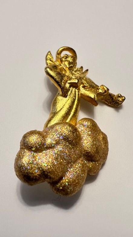 Брошь ангел со скрипкой