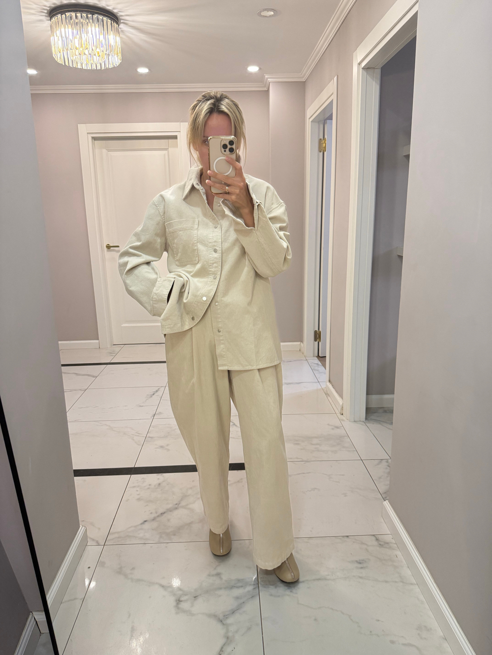 Рубашка вельветовая EVELYN