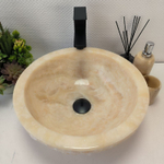 Раковина из оникса Bowl Yellow Marmo BO-63041 40*40*15 20