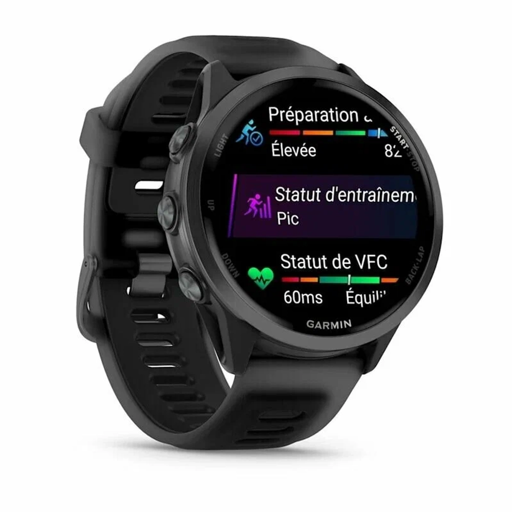 Смарт-часы Garmin Forerunner 570 47мм 1.4" AMOLED корп.черный рем.черный (010-02971-00)