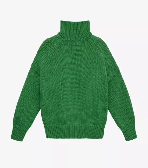 AIM  свободного кроя Цвет зеленый . 50% шерсть мериноса.