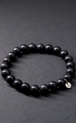 XXX Браслет "Memo about Health" из шунгита 10 мм с подвеской