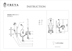 Бра Freya FR1130-WL-01-G