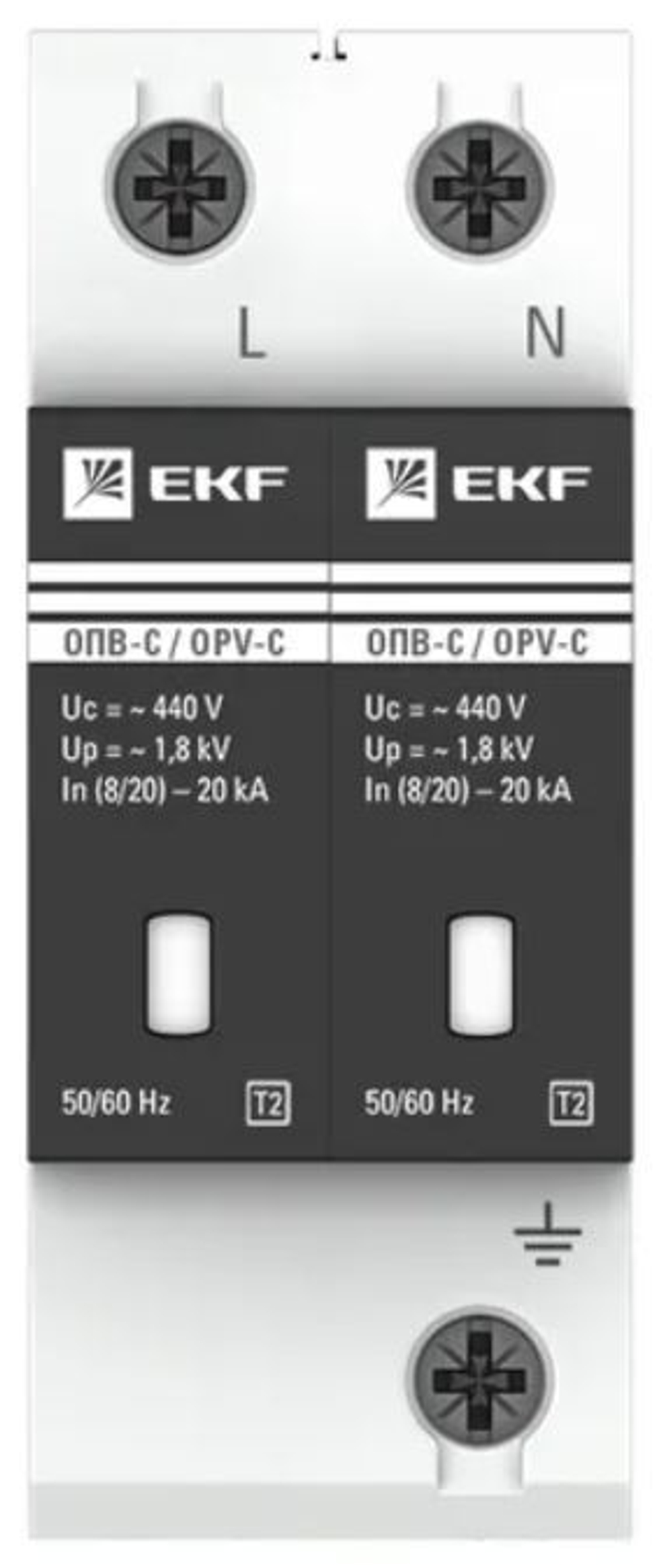 Ограничитель импульсных перенапряжений  EKF opv-c2