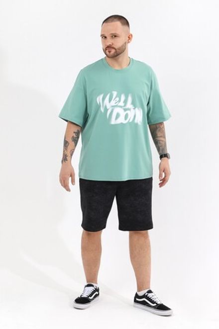 Фуфайка (футболка) мужская Леон-4 Виотекс ЗЕЛЁНЫЙ