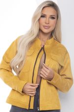Жакет на молнии "Александра" (горчица) Б8899 LT Collection