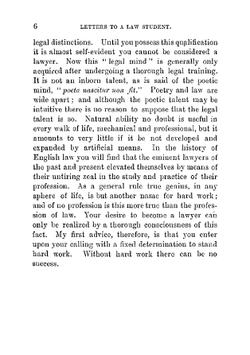 Letters To A Law Student | Jessel Burke Junius