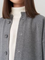 Кардиган для девочки в школу AT990 серый