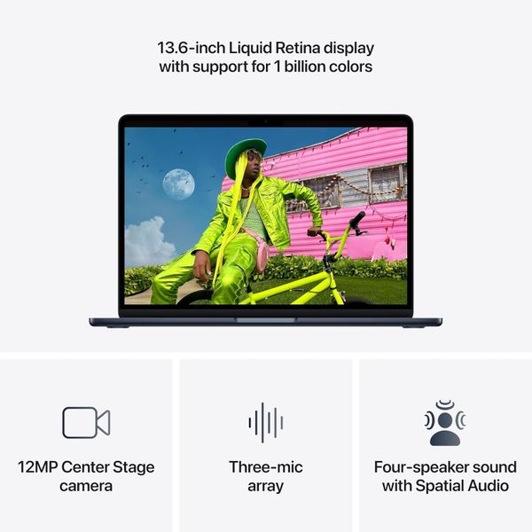 Ноутбук Apple MacBook Air 13 2026 MDHJ4LL/A (M5 10-Core, GPU 10-Core, 16 ГБ, 1 ТБ), голубой