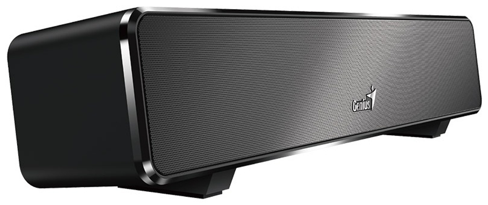 ЗВУКОВАЯ КОЛОНКА GENIUS USB SOUNDBAR 100, ВХОД 3,5 MINIJACK, ДЛИНА КАБЕЛЯ 1,5М, ЧЁРНЫЙ